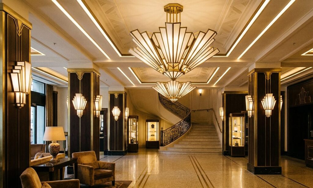 Art Deco lighting rules design inspiration
