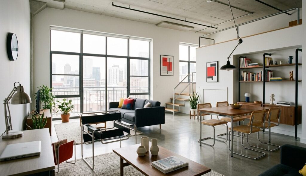 Bauhaus apartment design solutions