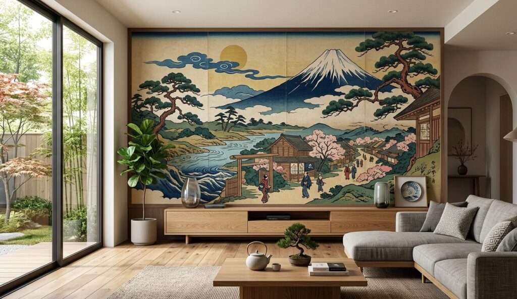 Edo period wall art design inspiration for modern homes