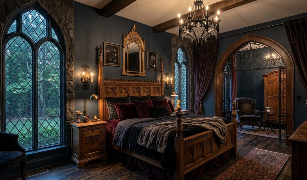 Gothic Revival bedroom ideas