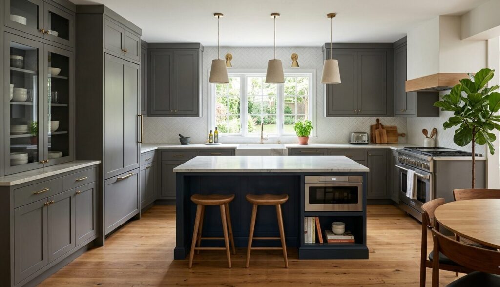 Shaker kitchen cabinet layouts design inspiration for modern homes
