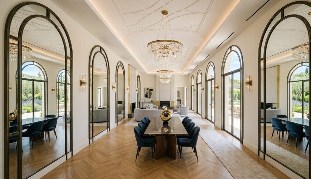 Versailles mirror gallery layouts