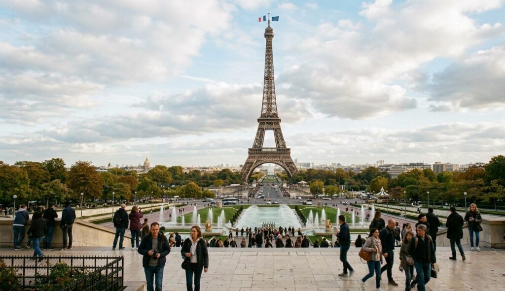 famous landmarks Eiffel Tower