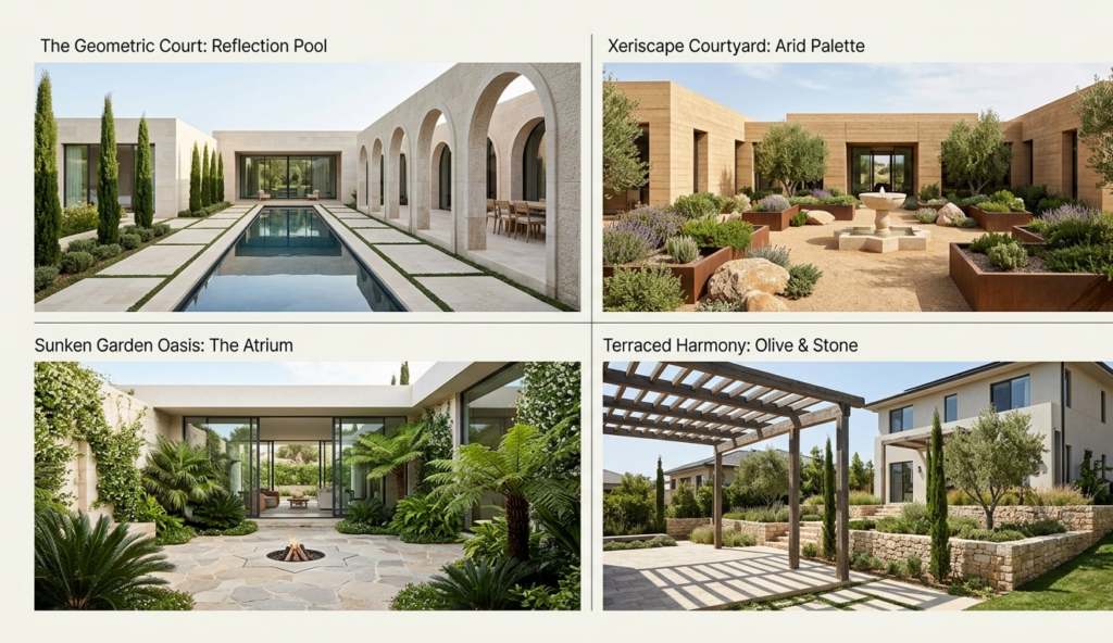 Anjar Umayyad Palace landscaping ideas design inspiration for modern homes