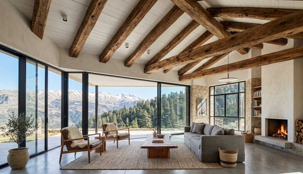 Cedars of Lebanon wood beam ceilings design inspiration for modern homes