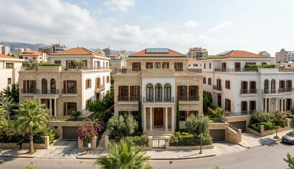 Neoclassical Beiruti mansion architectural concepts design inspiration for modern homes