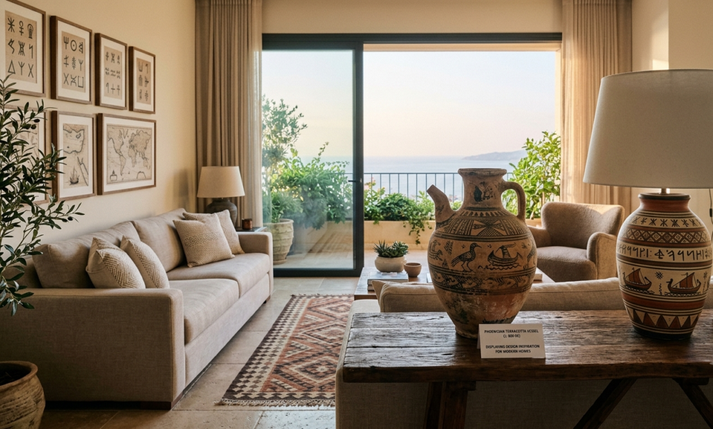 Phoenician terracotta vessel displays design inspiration for modern homes