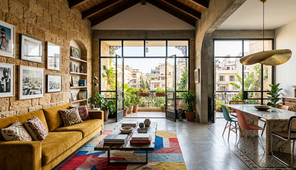 Postmodern Beirut apartment renovation ideas