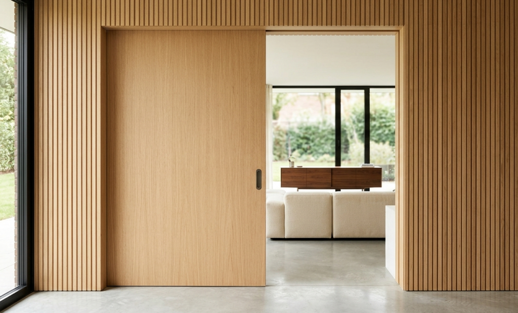 Hidden pocket doors design inspiration for modern homes.