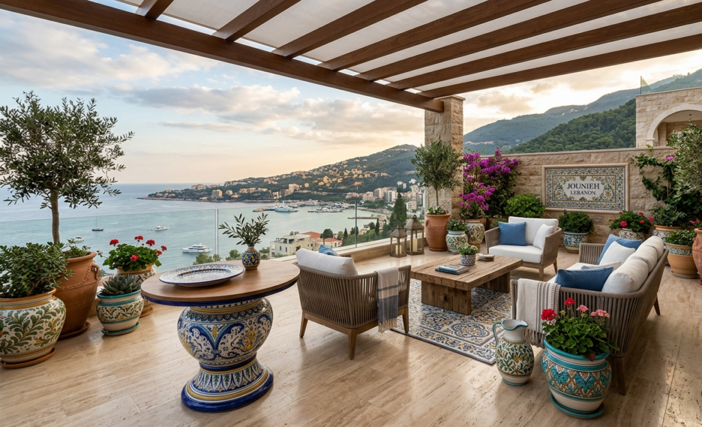 High end decor Jounieh patios glazed Mediterranean ceramics design inspiration for modern homes