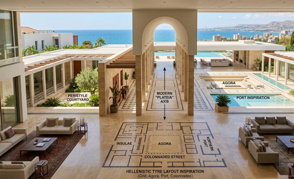 Tyre Hellenistic layout design inspiration for modern homes