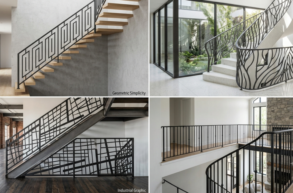 Wrought iron balustrades design inspiration for modern homes